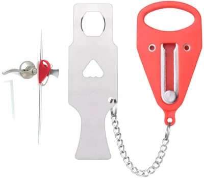  Factory Hardware Portable Hotel Anti Theft Door Lock for Travel