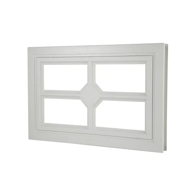 40mm Standard Window with Double Glass Sectional Garage Door Windows Inserts Plastic Garage Door Window