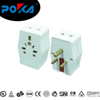 5A Fuse South Africa Plug Multi Adapter with/Without Light