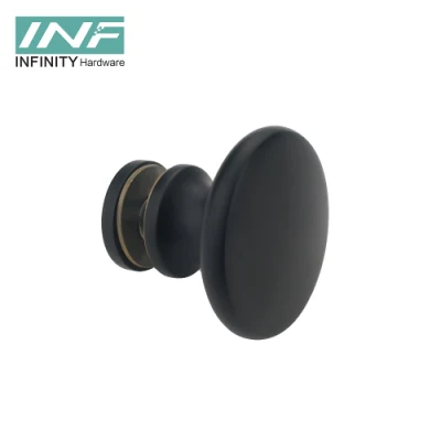  Factory Sale Modern Metal Stainless Steel Brass Zinc Aluminum Alloy Solid Shower Room Glass Sliding Different Shape Black Door Knob