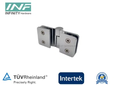  Zinc Alloy European Bathroom Wall to Glass Clamp Clips Pivot Glass Shower Door Hinge
