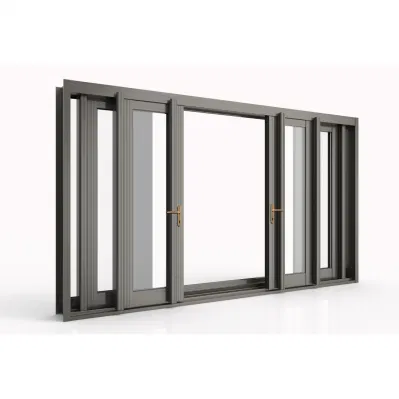 New Design Custom Color Soundproof High Energy Saving Metal Aluminum Windows for Sale
