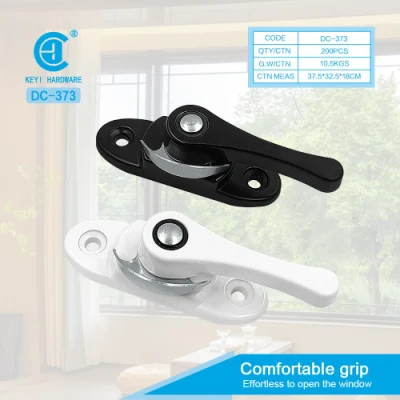 Aluminum Window Accessories Sliding Window Black White Anti-Theft Lock Half Moon Hook Crescent Lock