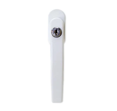 German PVC Lockable Casement Window Handle with Lock Key