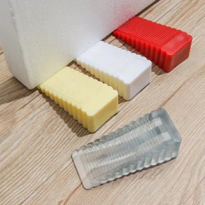  Door Stopper Decorative Rubber Black Door Stop Non-Slippery for Home/School