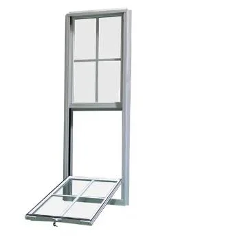  Top Selling Vinyl Edge Single Pane UPVC Lifespan Double Hung Mechanism Plastic Window