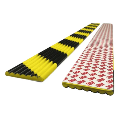  Polyurethane Foam Type Flat Waved Yellow-Black Corner Guard