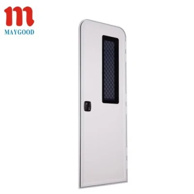  Maygood Aluminum Entry Door with Blind for Truck Trailer Offroad Trailer Camper