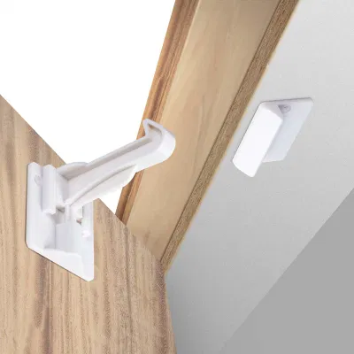  Easy Installation Suitable Invisible Baby Proofing Cabinet Latch Safety Locks