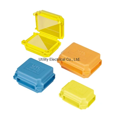 IP68 Waterproof Pre Filled Gel Box Spring Quick Connector Mini Electric Junction Box Plastic Waterproof Safety Gel Case Mini Junction Box