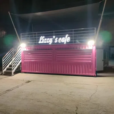  Container Homes 20FT Prefab Shipping Tiny Bar for Coffee Cocktail Bar