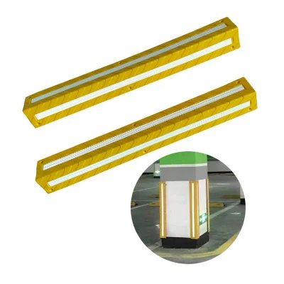  Yellow Corner Guard Garage Wall Protector Parking Lot Guard Lumious Protector