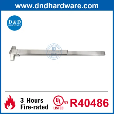 ANSI UL Listed Panic Lock Bar Stainless Steel Fire Rated Hardware Lock Length Rod Commercial Panic Exit Device Door Lock Fire Exit Rim Hardware Push Panic Bar