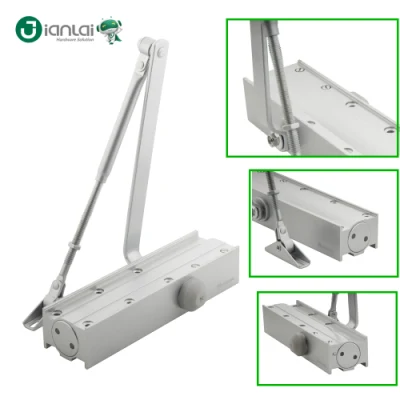 China Aluminum Alloy Square Heavy Duty Commercial Fire Door Closer