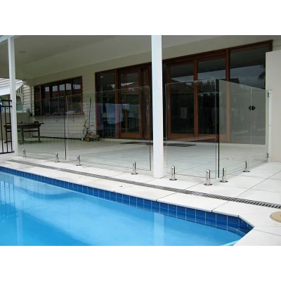  U Channel for Tempered Laminated Glass Railing Custom Aluminium Profile U-Channel Steel Hardware for Fence Balustrade Handrail
