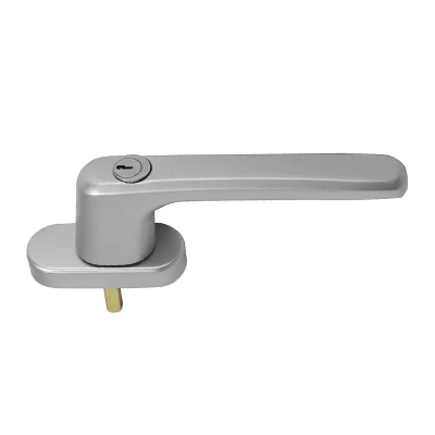  Factory High Quality Lockable Die Casting Aluminum Square Shaft Handle with Key for Window and Door-CZ26