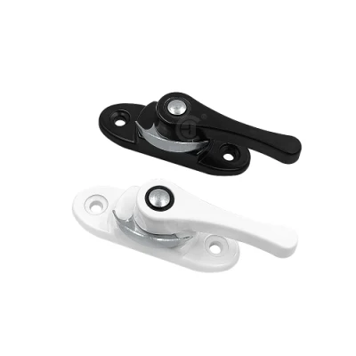  Keyi Metal Aluminum Window Accessories Sliding Window Black White Anti-Theft Lock Half Moon Hook Crescent Lock