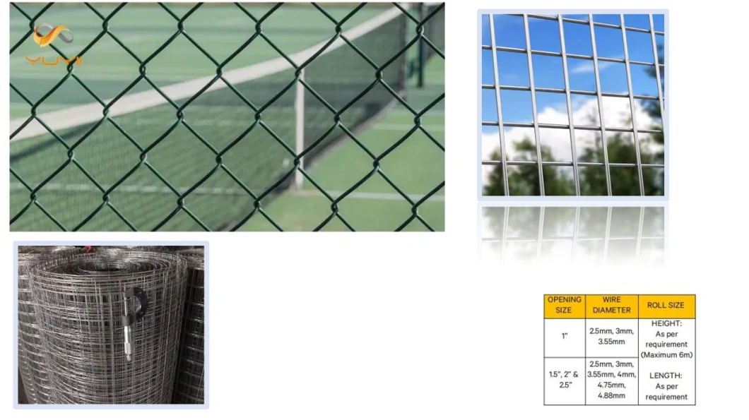 High Quality Galvanized Welded Wire Mesh Fence Hardware Cloth PVC Coated