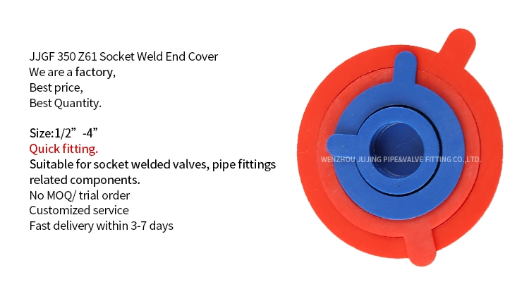 Highly Protected Socket Weld End Cover 1/2&quot;-2&quot;