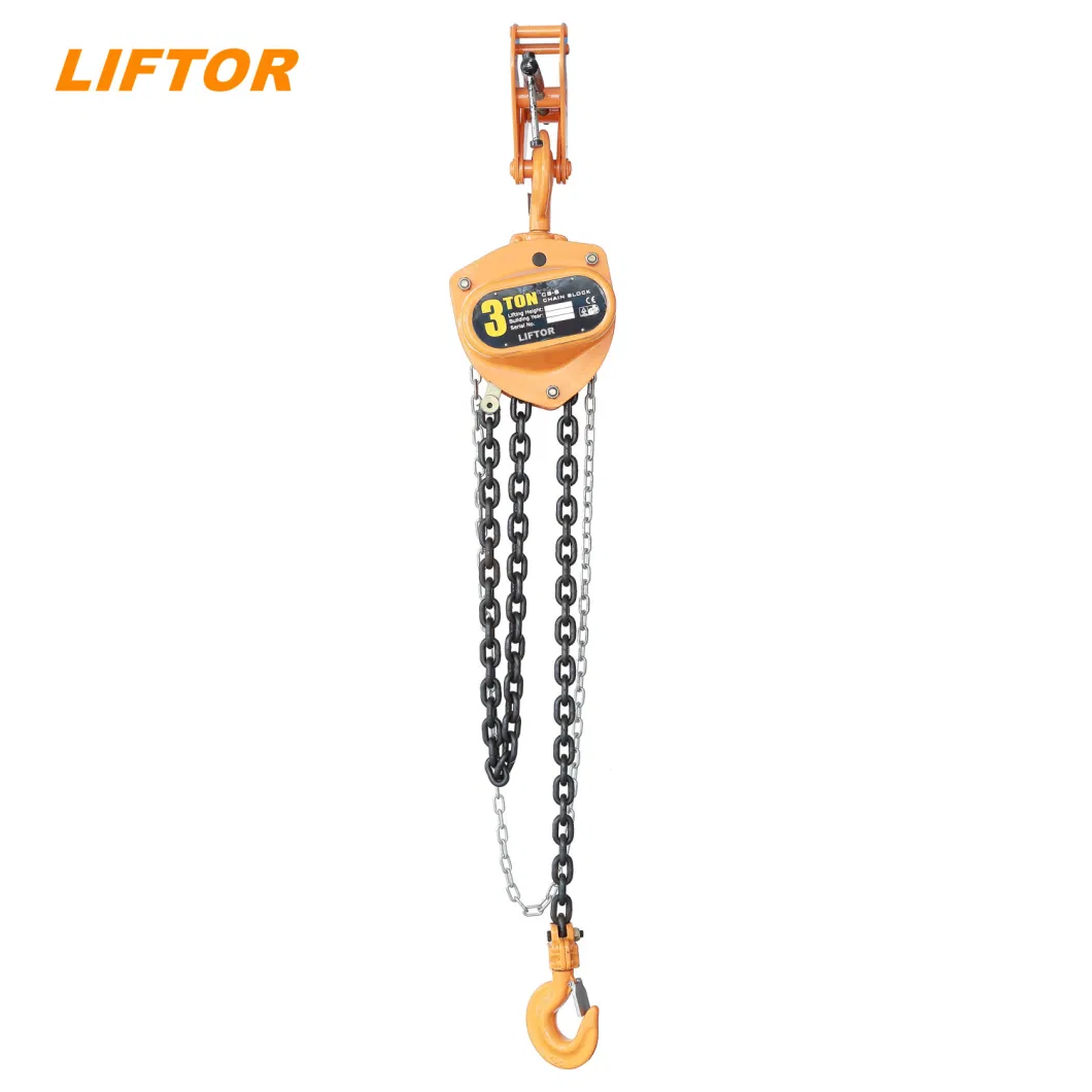Manual Chain Block Lifting Hoist Pulley System Chain Hoist for Garage Door