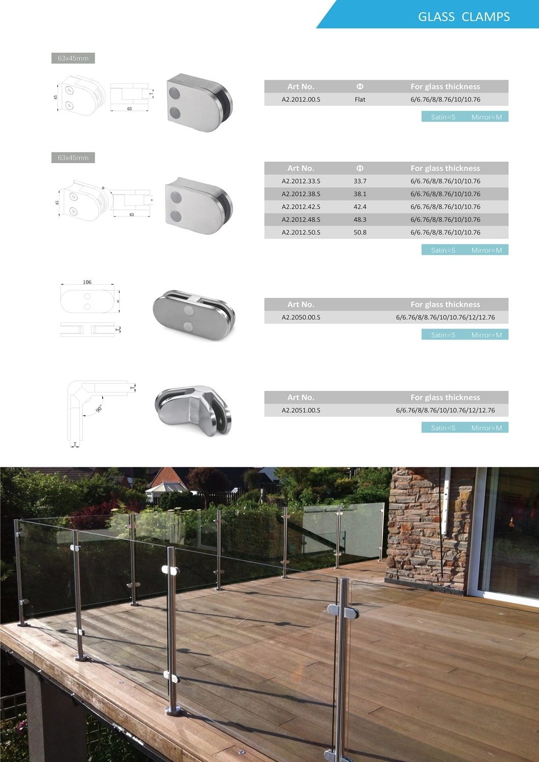 Swimming Pool Fence Baluster Overpass Sidewalk Zinc Alloy Handrail Hardware