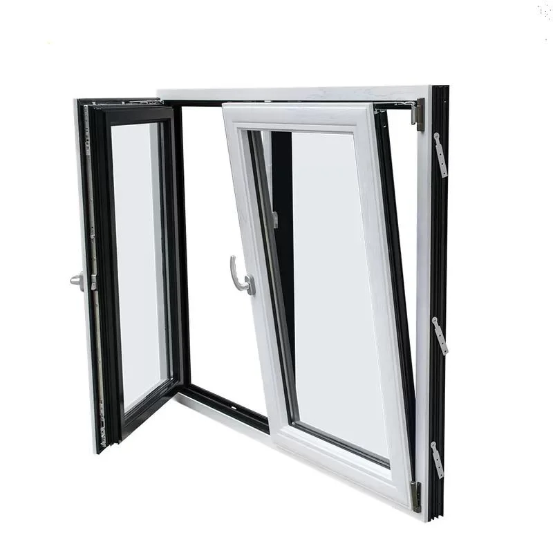 Factory Price UPVC/PVC Profile 50mm-90mm Series Plastic Casement Window for Household /Building