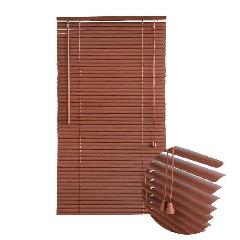 The Nordic Style Window Blinds 25mm Corded Mini PVC Venetian Customized Blinds
