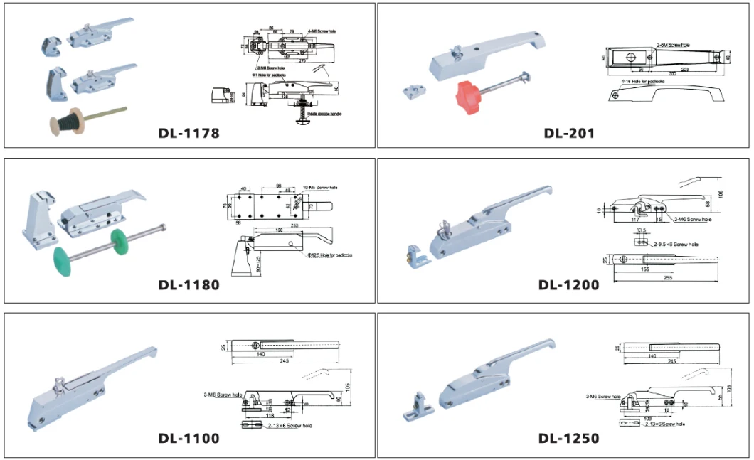 Cold Room Door Latch, Safety Latches Dl-1178/Dl-1178s, Yl-1178, HS-1178