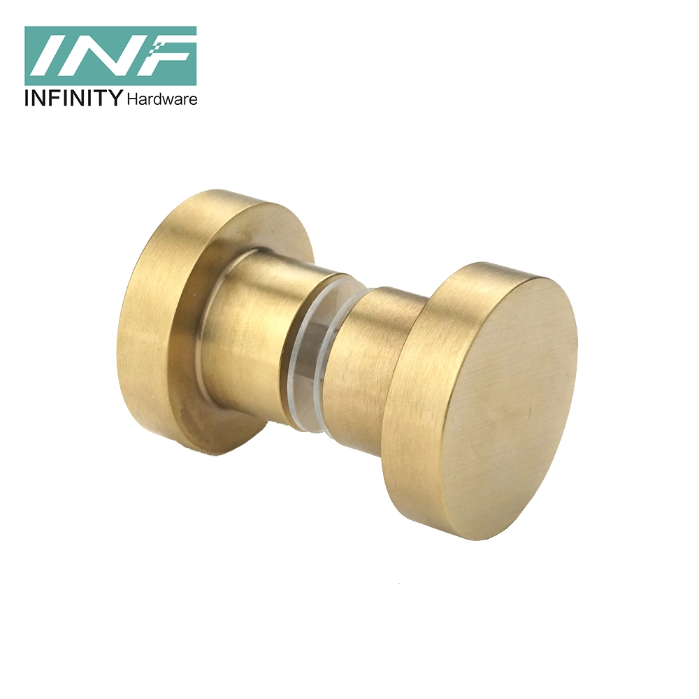 Bathroom Chrome Gold Black Zinc Alloy Aluminium Brass Stainless Steel 304 316 Solid Brass Shower Glass Door Knob