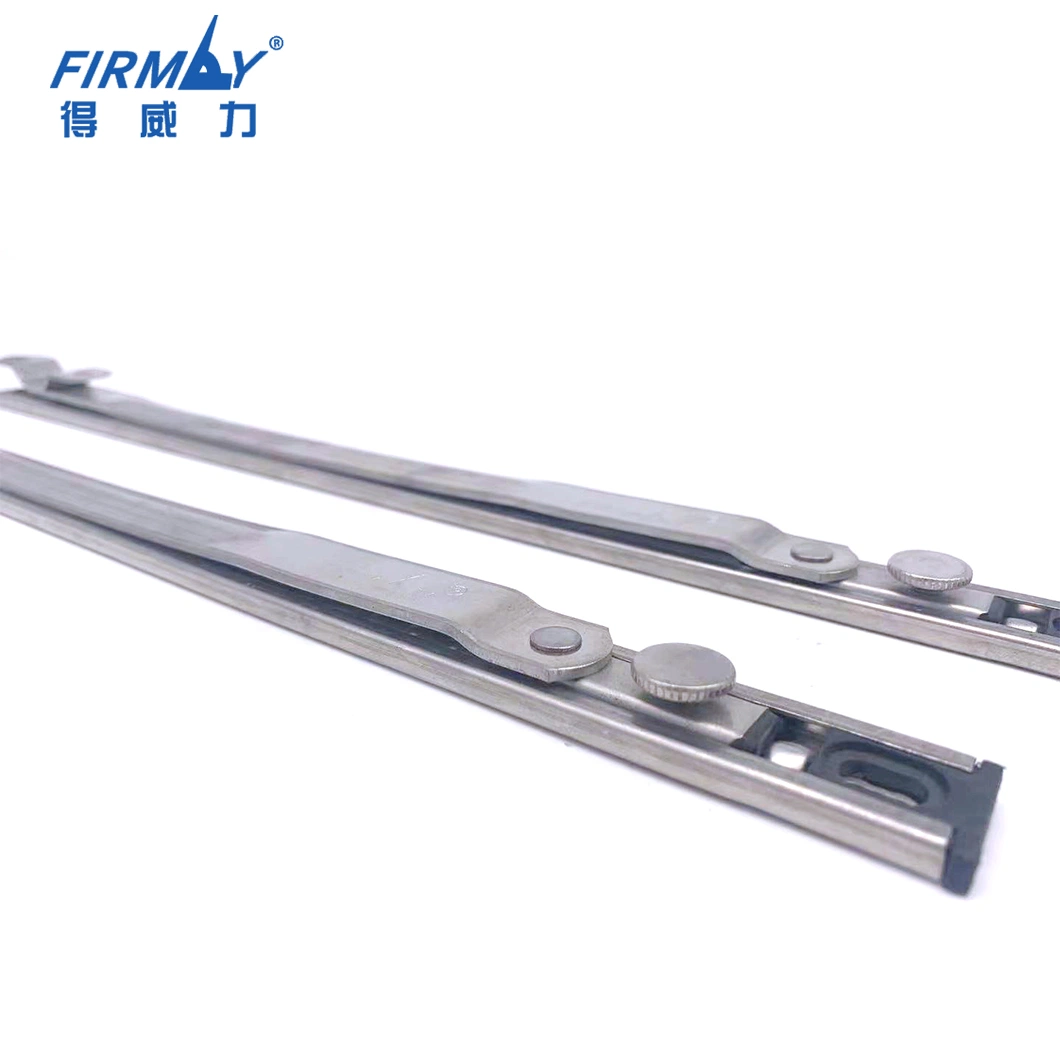 2 Bar Restrictor Hinge Stainless Steel Hardware Aluminium Window Friction Arm Stay for Windows