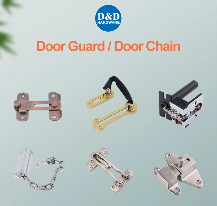 Zinc Alloy Door Guard Polish Brass Indoor Safety Chain