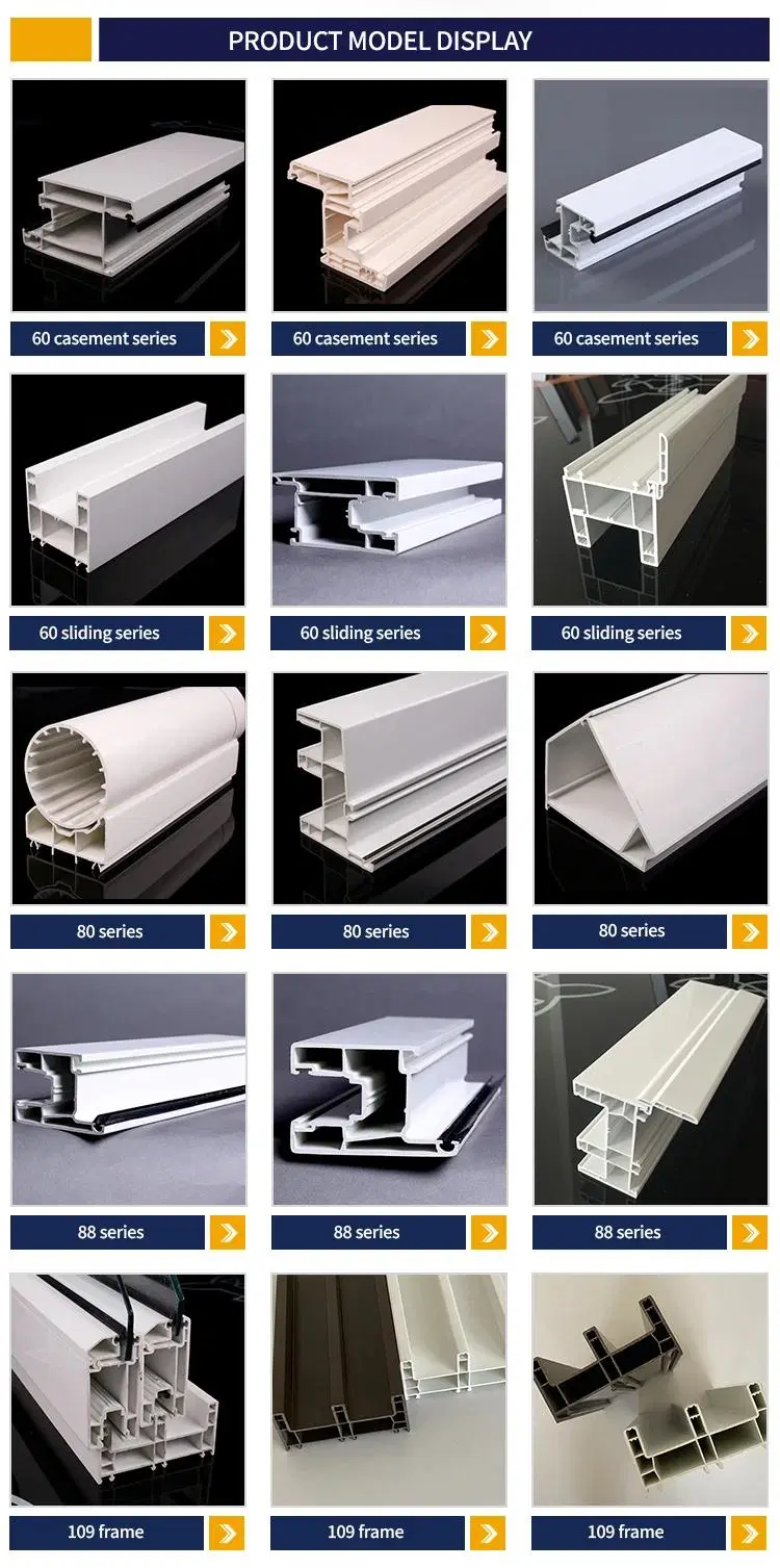 Lead Free UPVC Window Frames UPVC Window and Door Profile