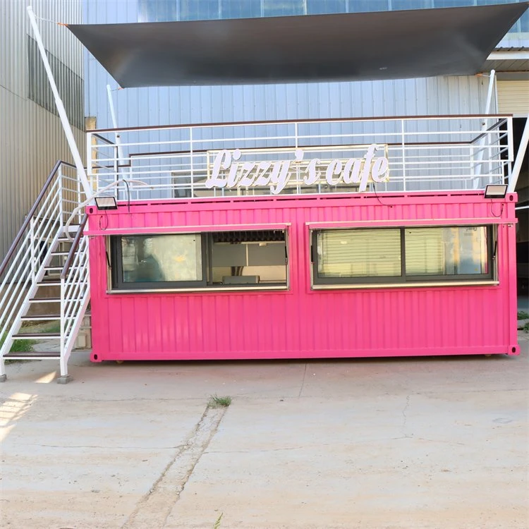 Container Homes 20FT Prefab Shipping Tiny Bar for Coffee Cocktail Bar