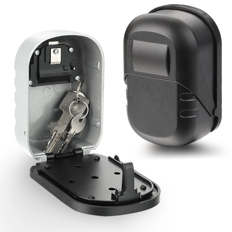 Weatherproof 4-Digit Combination Key Safe Storage Lock Box Wall Mounted for Spare House Keys