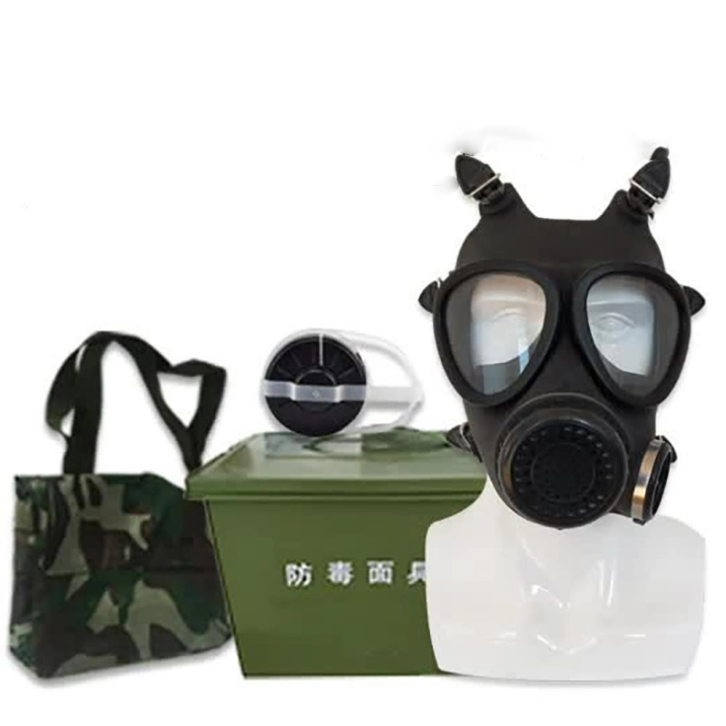 Costume Anti Poison Rubber Gas Mask with The Bag