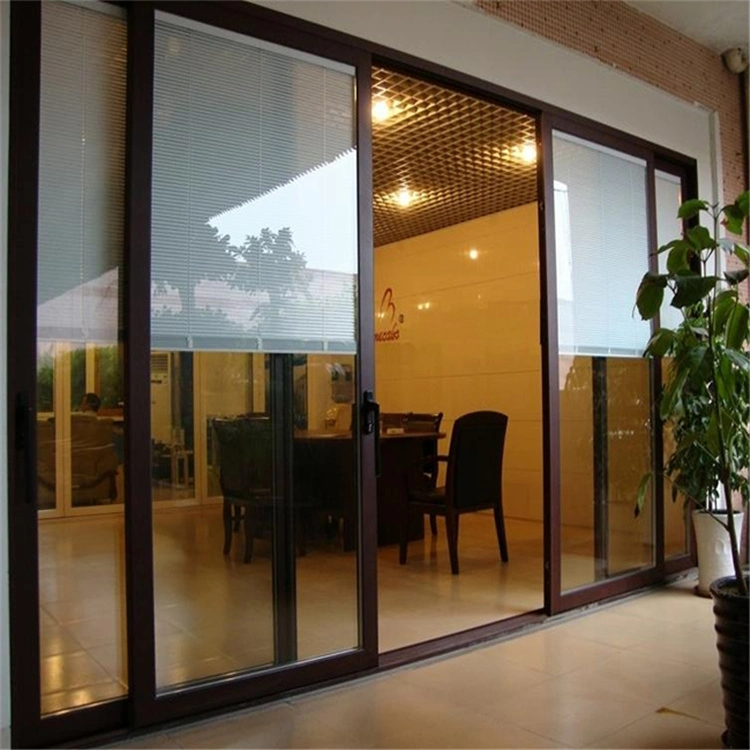 Ace Aluminium Double Glazing Glass Slide Sliding Patio Door for Balcony