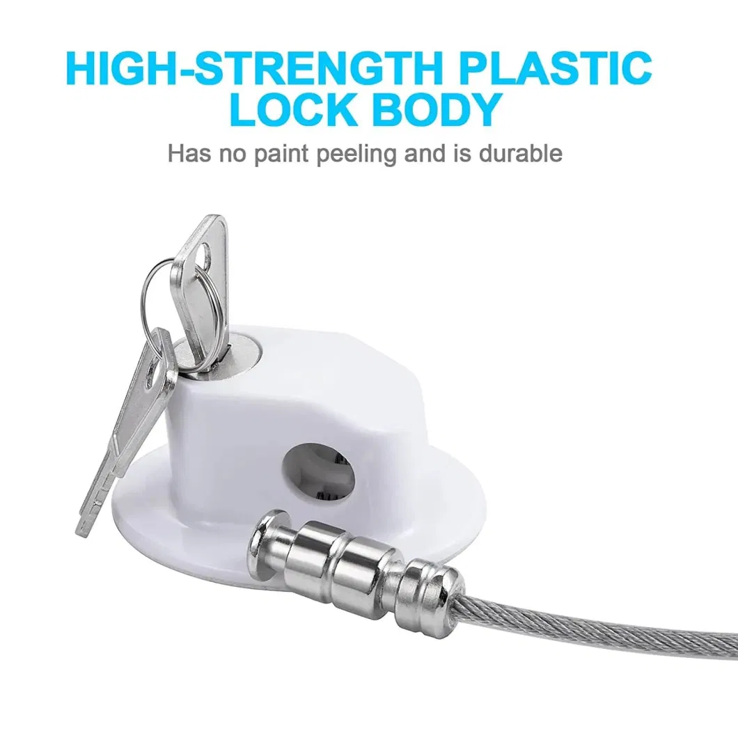 Quality Wholesale Zinc Alloy+ABS Refrigerator Fridge Lock Durable Magnetic Refrigerator Lock