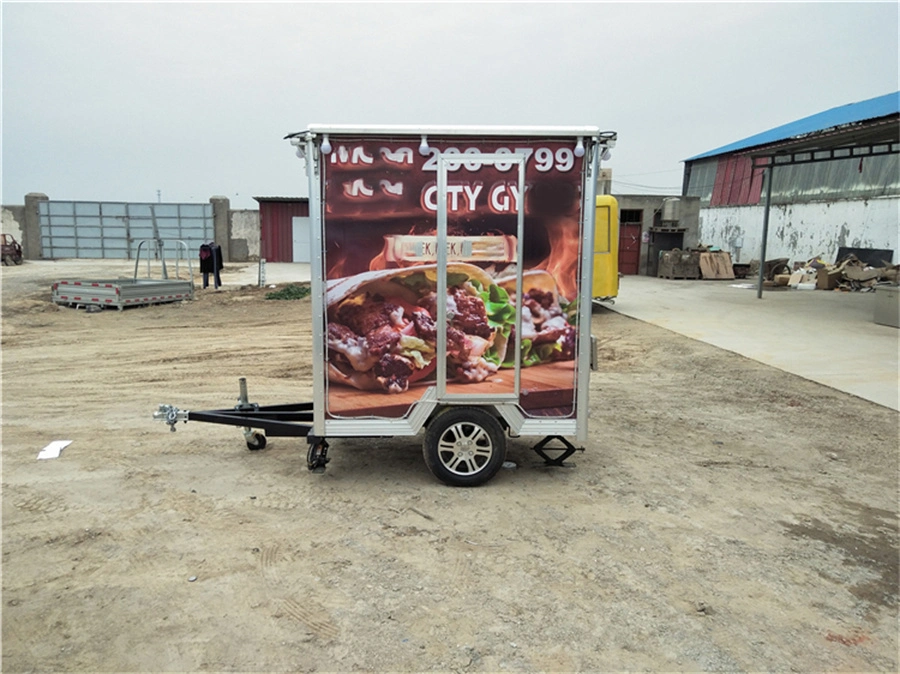 1.8 Meter Towable Food Cart Mobile Bar