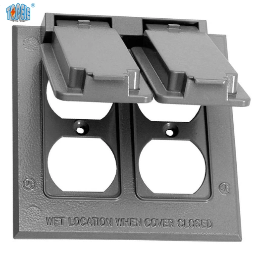Weatherproof Self-Closing Outlet Cover with UL