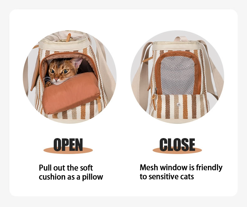 Nylon Material Safety Outdoor Cat Travel Bag Tote Bag for Pet