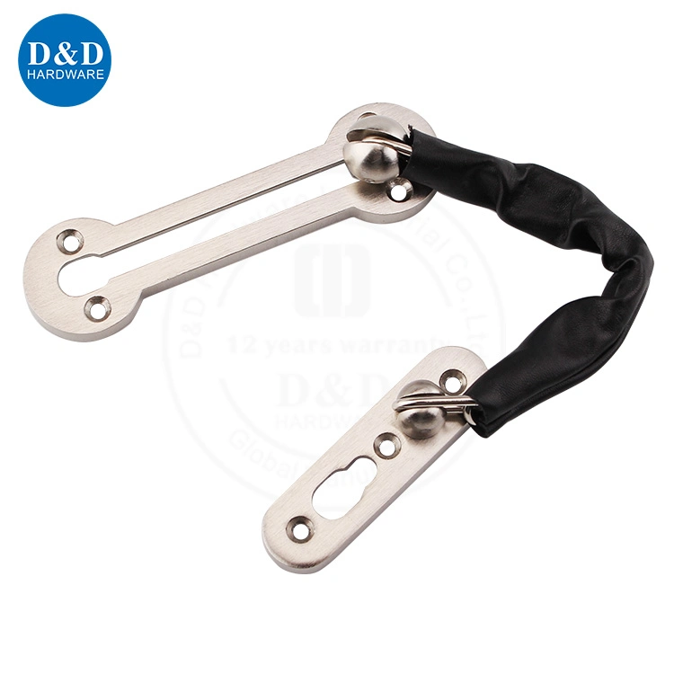 Door Chain Lock Zinc Alloy Satin Nickel