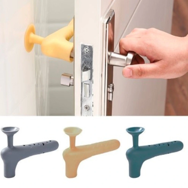 Suction Type Combined Silent Door Stop Silicone Door Stopperplastic Silicon Metal Kitchen Shower Cabinet Door Wall Stopper Cock Floor Stop Suction Stops