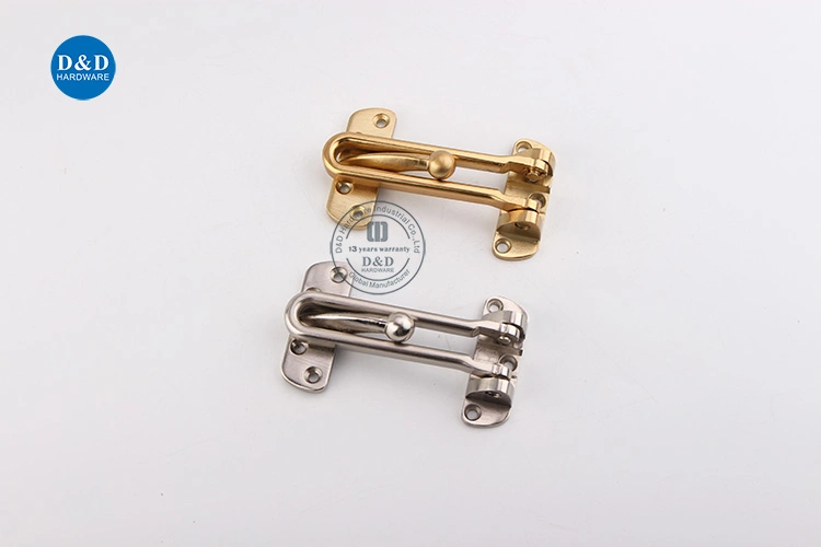 Zinc Alloy High Security Door Accessories Door Chain Lock for Hotel