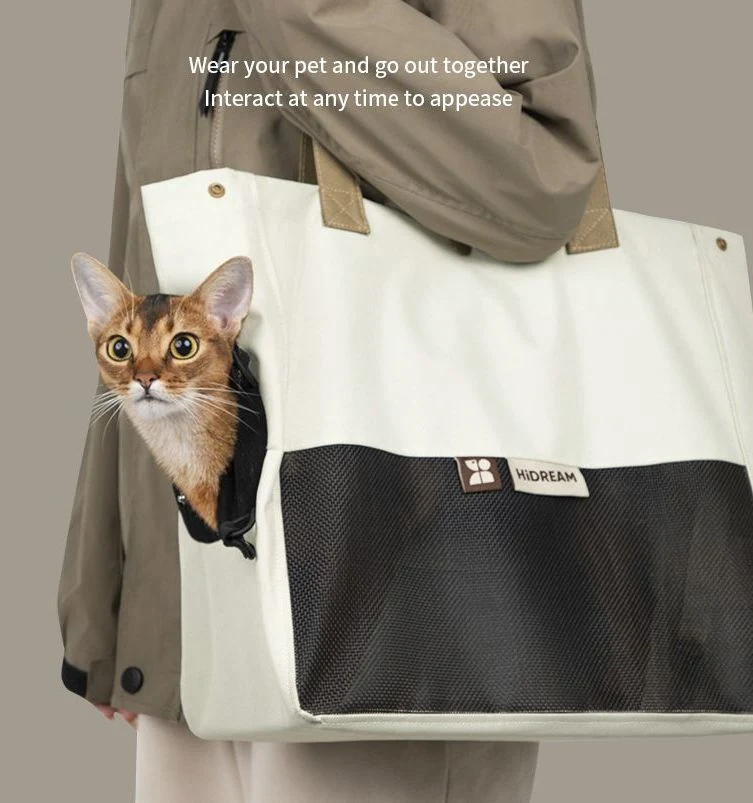 Nylon Material Safety Outdoor Cat Travel Bag Tote Bag for Pet
