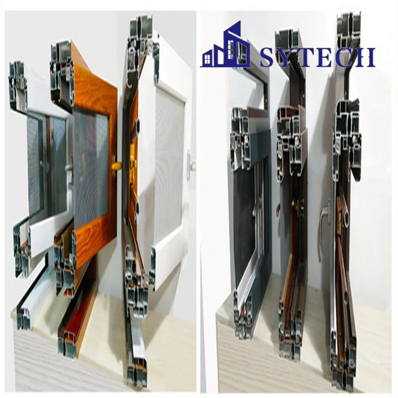 Wholesale French Metal Aluminium Tempered Glass Swing Balcony Entrance Window Door/New Design Aluminium Window/Wholesale Aluminium Window Door