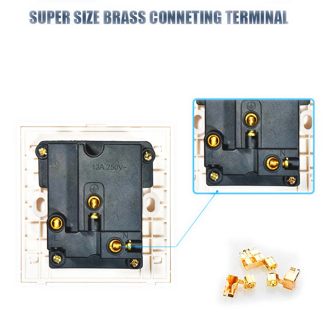 Single Control 13A Wall Sockets with Surge Protecter