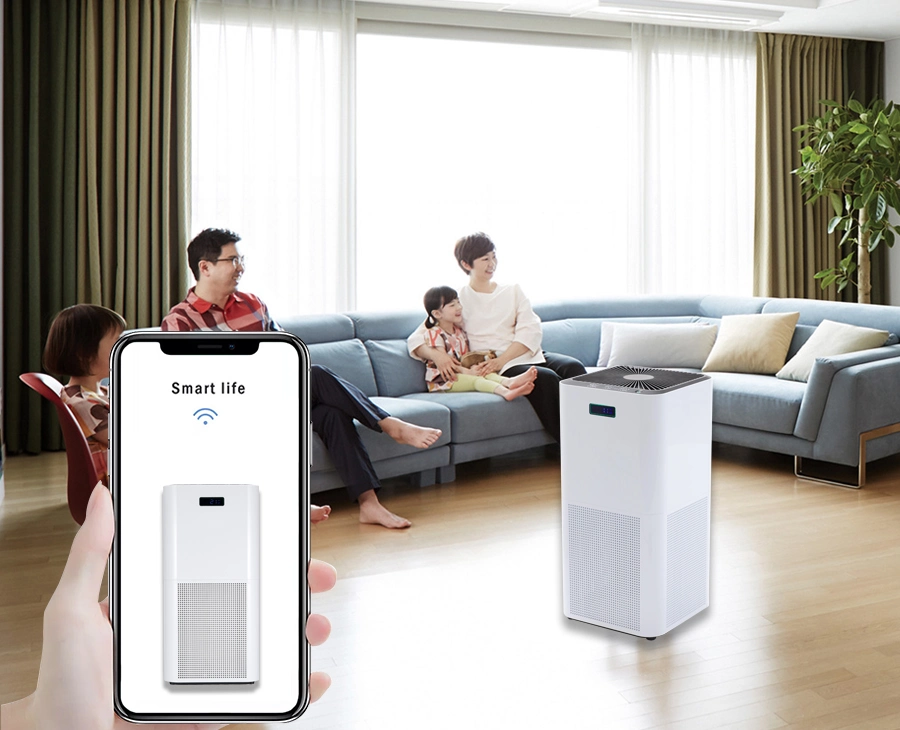 House Air Cleaner Guardian Smoke Dust Eliminator Ionic Filter 4 Layers Filtration Home HEPA Air Purifier