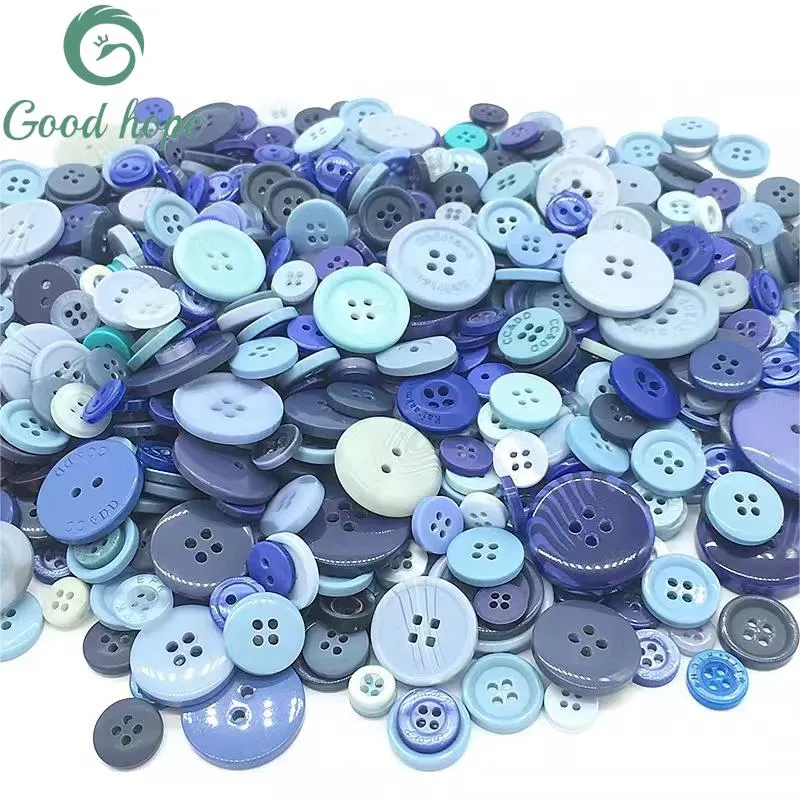 Sell Well New Type Round 4/2 Holes Button 14mm Bag Resin Plastic Design Button