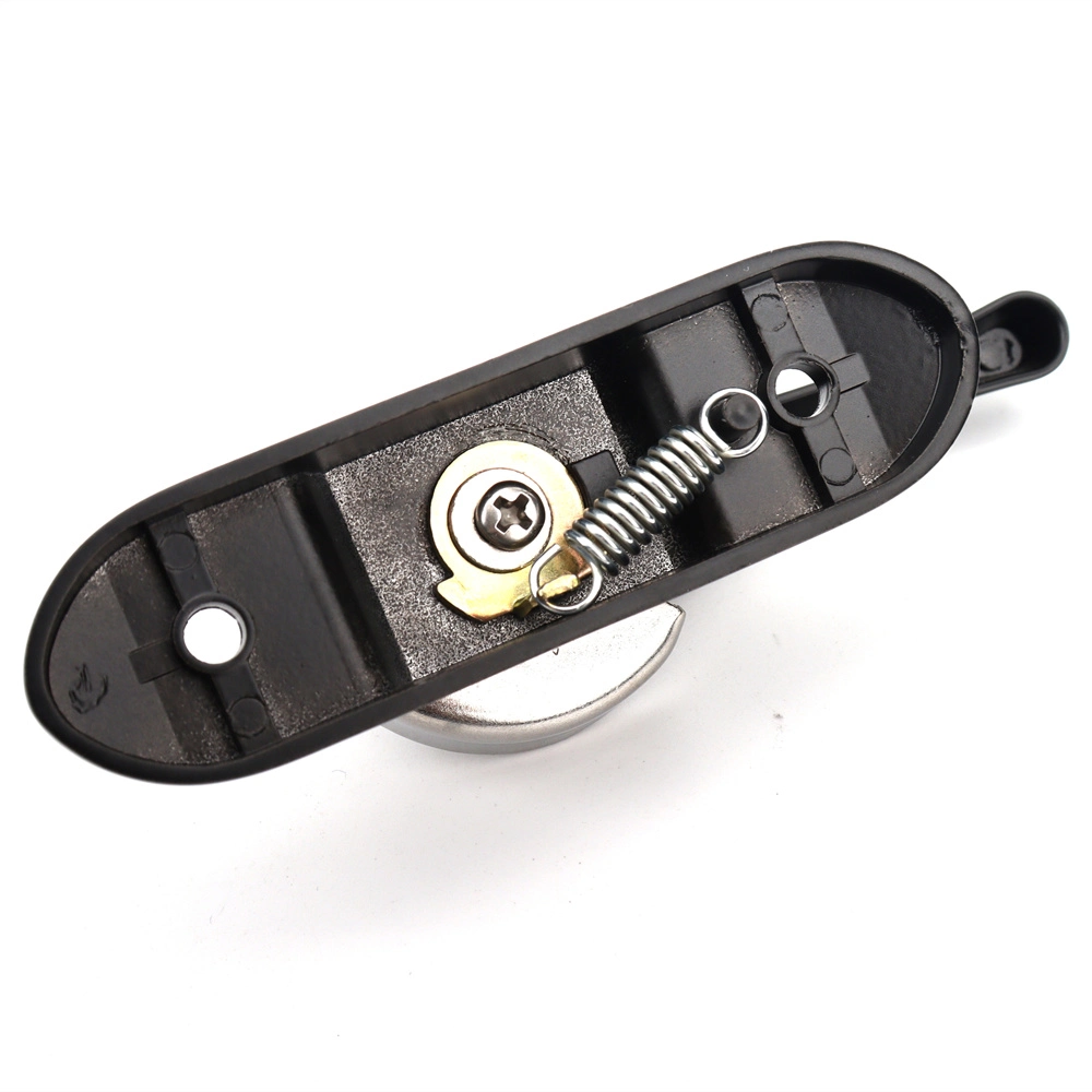 Aluminium Sliding Window Lock Accessories Black White Anti-Theft Lock Half Moon Hook Crescent Lock