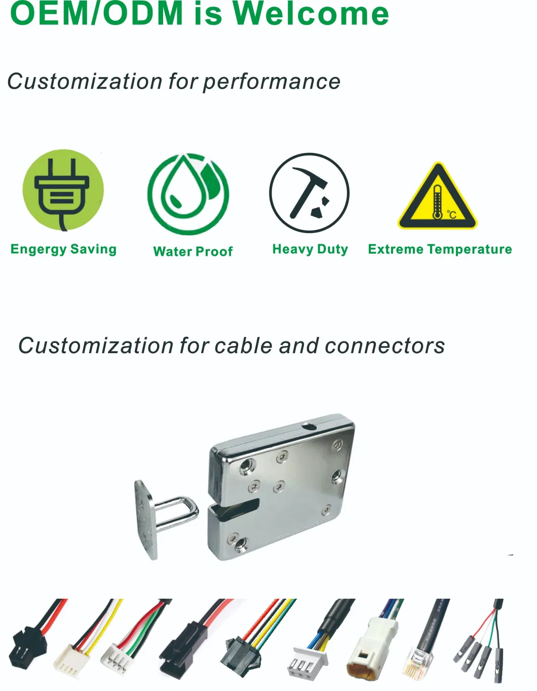 Electric Magnetic Lock for Automated Smart Lockers and Container